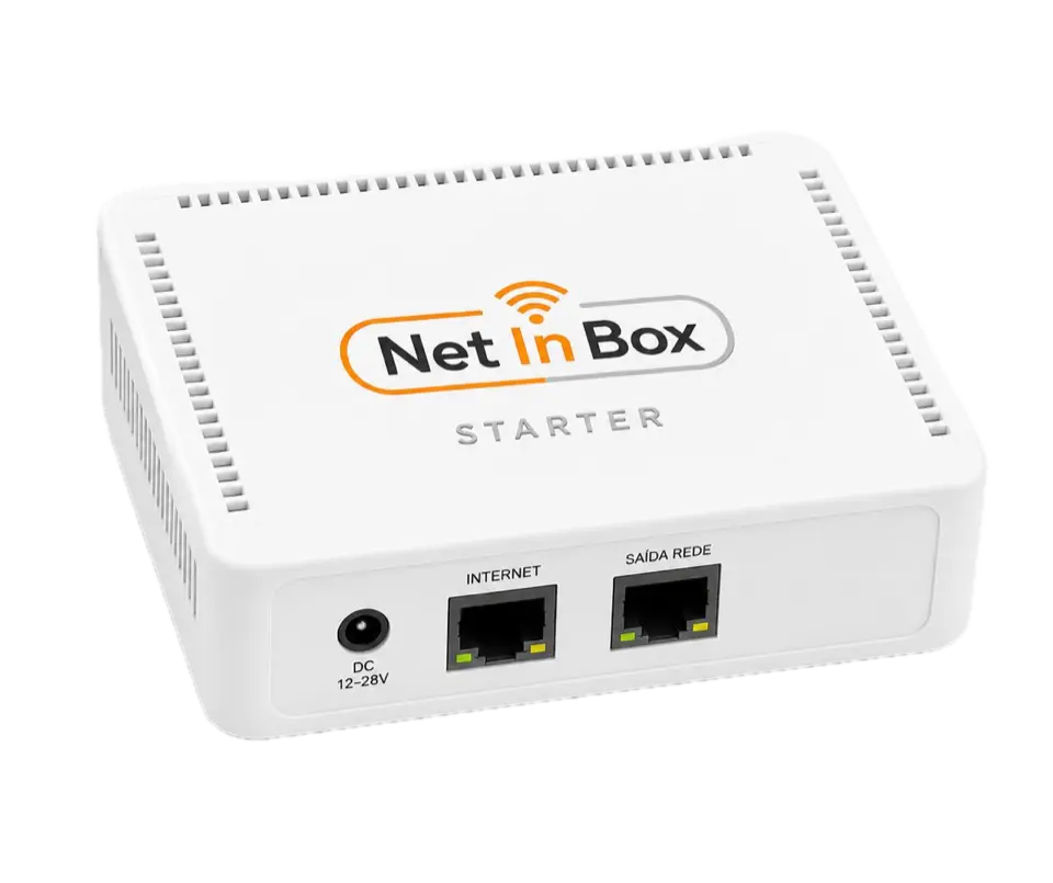 Caixa NetInBox, o equipamento que vai para o hotel